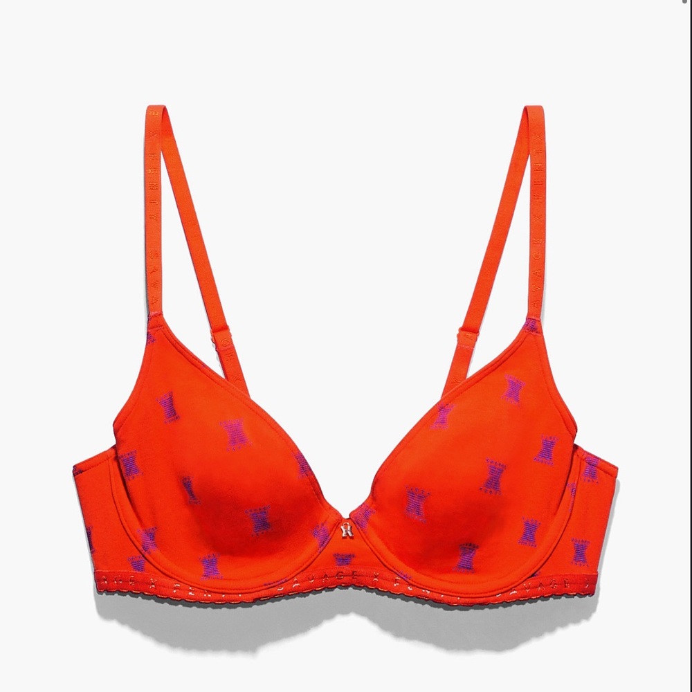 BNWT Savage X Fenty Cotton Jersey Unlined Bra Size 32 C